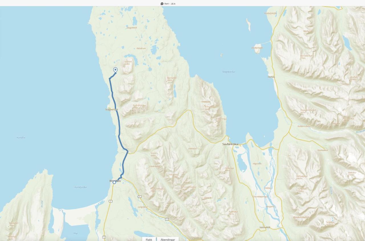 Steinnyjarstathir Skagastrond Eksteriør bilde